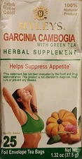 HYLEYS Green Tea With Garcinia Cambogia  25 Tea Bags 