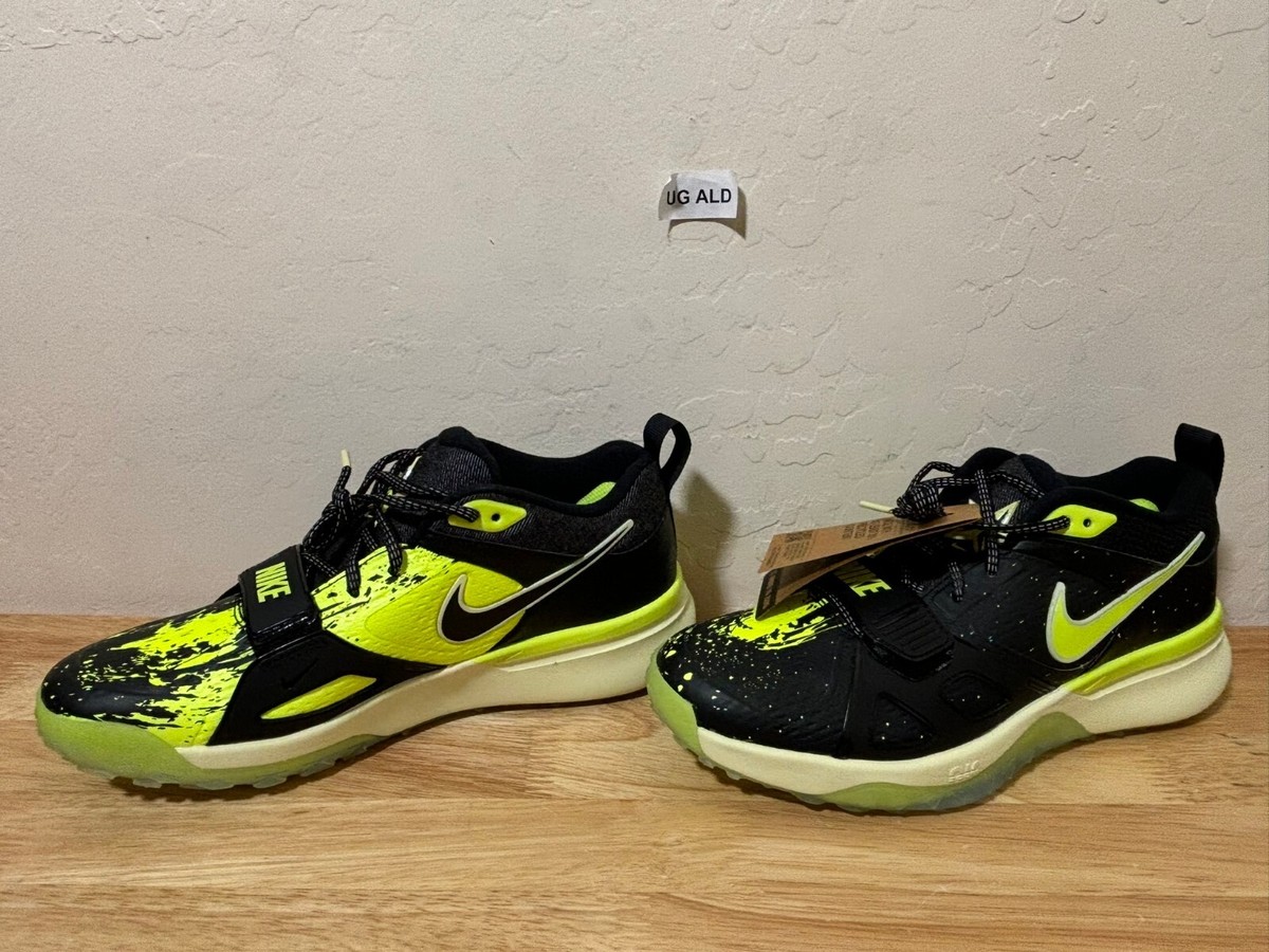 Nike Air Zoom Diamond Elite Volt/Black Turf Baseball Shoes Men's