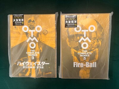 Katsuhiro Otomo The Complete Works 3 - Highway star, 5 - Fire-Ball NEW Unopened