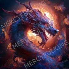 Dragon - Digital AI Art Image (4k HD) High Resolution Print Download