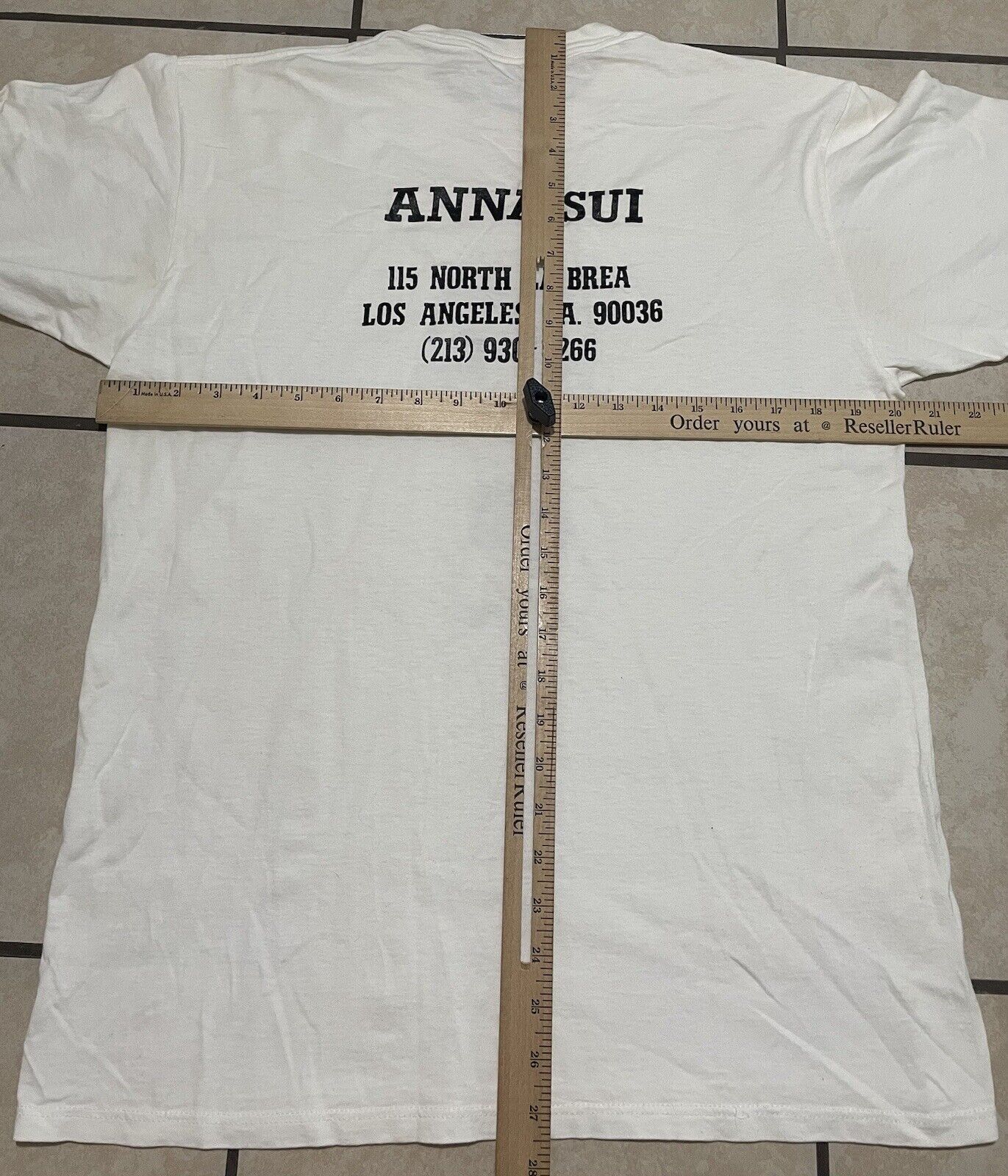 Vintage Anna Sui T-Shirt Fashion Designer 90s LA … - image 8