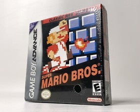 Super Mario Bros Classic NES Nintendo GameBoy Advance GBA Game 2004 NEW SEALED