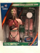 Health Edu Science Human Torso Learning Game with Bonus Stethoscope science kit