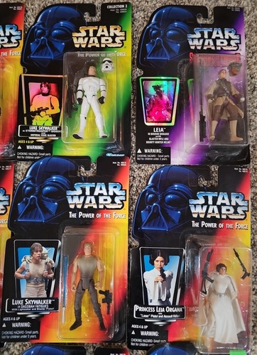 NEW Star Wars Power Of The Force 15 Action Figures Luke Han Yoda C-3PO Leia - Picture 3 of 19