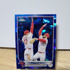 2022 Topps Chrome Update Sapphire Philly Phenoms Bryce Harper Hoskins US112