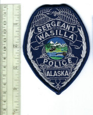 Wasilla (Matanuska-Susitna Borough) AK Alaska Police patch - NEW!