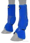 Horse Protective Sport & Bell Boots Combination 1 - Vented - Royal Blue - Medium