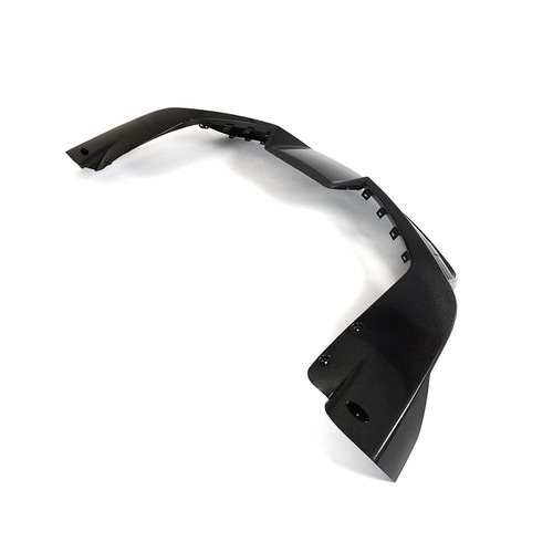 REAL CARBON Fiber Rear Bumper Diffuser Lip Spoiler For Tesla Model S 2021-2024 - Picture 12 of 17