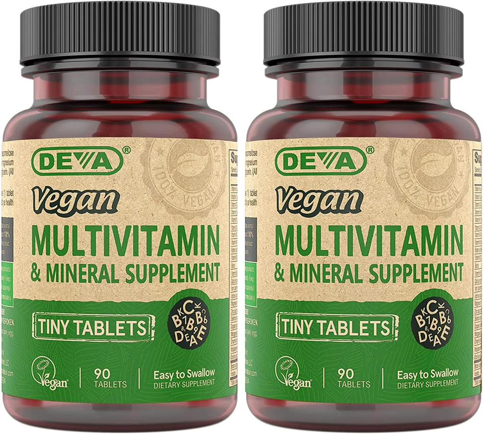 Tiny Tablets Vegan Multivitamins for Women & Men, Multivitamin with