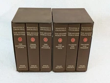 THE SECOND WORLD WAR Winston Churchill 6 Vol Set in Slipcases Folio Society