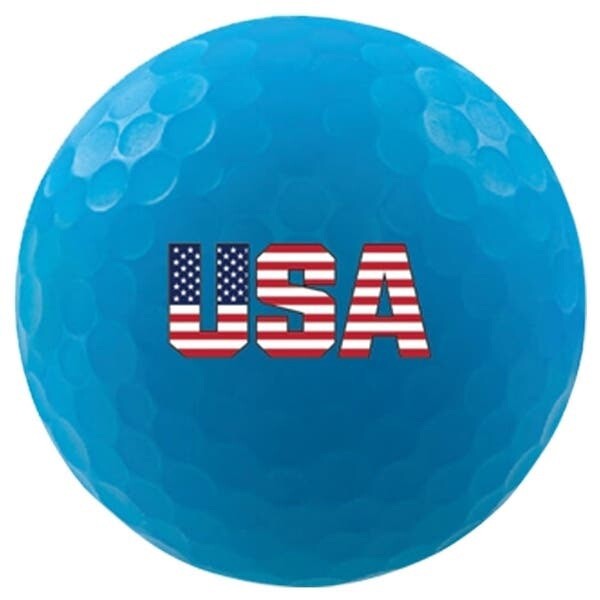 Volvik Vivid Limited Edition USA Red White Blue Matte Finish Golf Balls RyderCup