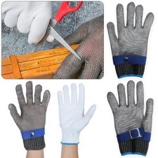 Protection Gloves Safety Cut Proof Stainless Steel Metal Stab Resistant Glove