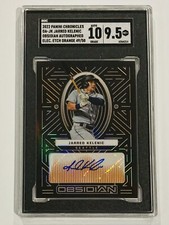 2022 Jarred Kelenic Obsidian SGC 9.5 w/10 Auto Electric Etch Orange Prizm /50