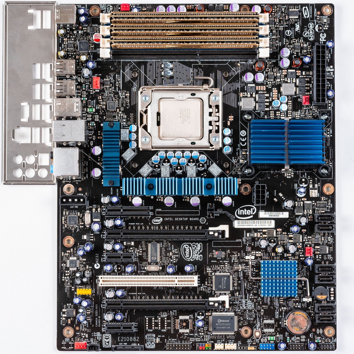 Overclock Intel Core I7 920 Motherboard Intel DX58SO LGA1366 ATX - Main Image