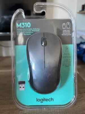 NEW SEALED--Logitech M310 Silver Wireless USB Optical Scroll Mouse