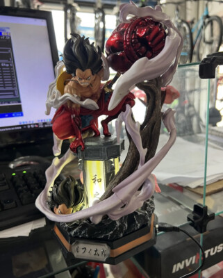 Luffy One Piece Gear 4 Snake SNAKE PVC 26cm Figure, Anime Manga