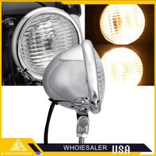 Universal Motorcycle Retro Headlight Lamp For Harley Chopper Bobber Cafe Racer