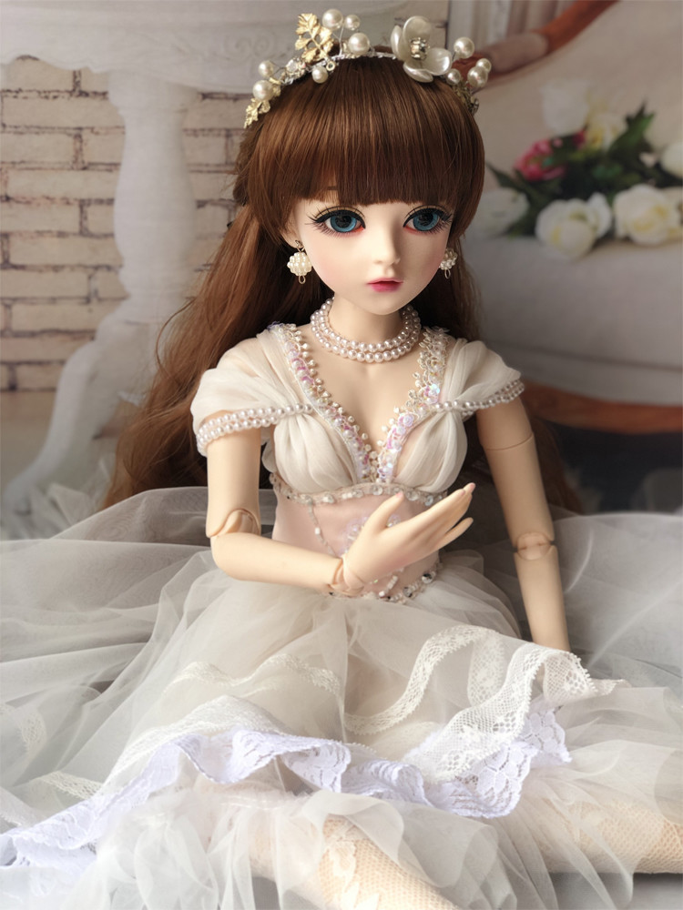 Nuevo 1 3 PVC hecho a mano muñecas articulación de muñeca de BJD MSD realista Bebé Regalo Nuevo Anna 24 Nuevo 1 3 PVC hecho a mano muñecas articulación de muñeca de BJD MSD realista Bebé Regalo Nuevo Anna 24