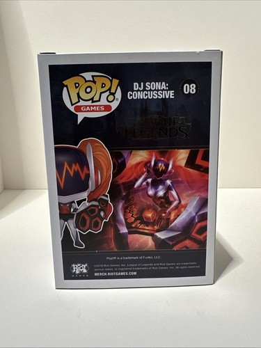 Funko DJ Sona : Concussive Pop League Of Legends Rare Vaulted - Picture 3 of 12