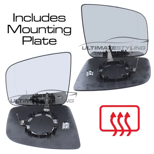 Mercedes Vito W639 2010-> Wing Mirror Glass Pair Left & Right