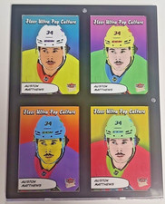 2021-22 Fleer Ultra Pop Culture PC-5 -8 Set Auston Matthews IN Ultra Pro Case
