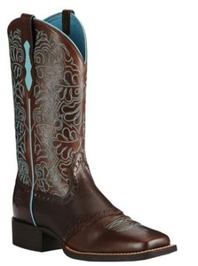 dark brown ariat boots