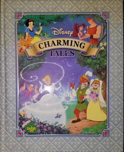 DISNEY CHARMING TALES Snow White Cinderela Tarzan Lion King Bugs Life Story Book