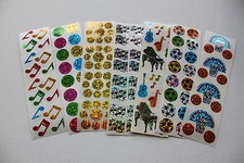 Hambly stickers 1 sheet - Music Sports School Other You Choose!