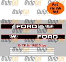 Ford Versatile 946  Or 976  Tractor Decal Set. Decals For Versatile Tractors