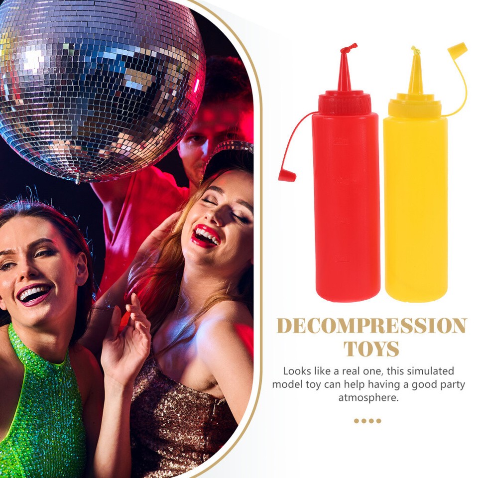 2 Pcs Joke Trick Toy Prank Ketchup Bottle Prank Squirt Bottle eBay