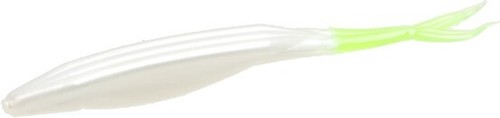 Zoom Bait 023-191 5 in. Salty Super Fluke in Pearl Chartreuse - Pack of 10
