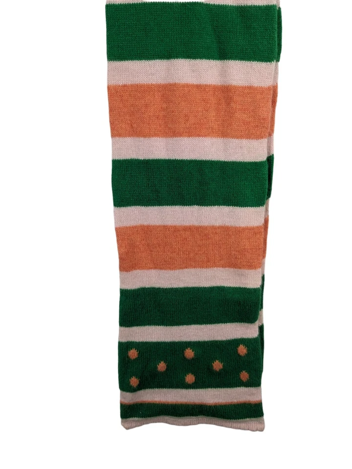 Bufanda para mujer American Eagle Outfitters naranja verde rosa rayas lunares NUEVO Foto 3 de 4