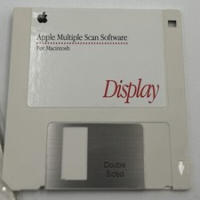 Genuine Apple Multiple Scan Software Display Floppy Disk