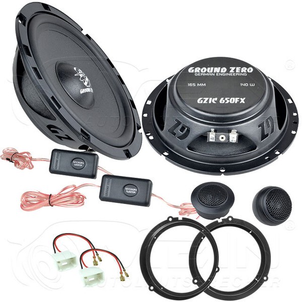 Ground Zero Lautsprecher FüR Ford Ecosport II Ab 2012 Heck Hinten TüR 140W #APB4-image