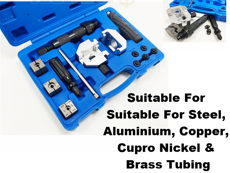Brake Pipe Flaring Tool Turret Kit 4.75mm 3/16 5mm 6mm DIN SAE Turret
