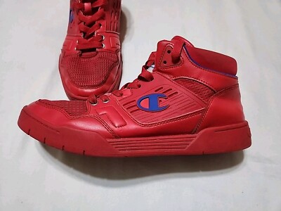Champion on Red C Logo Scarlet Mens 10 US Basketball Shoes