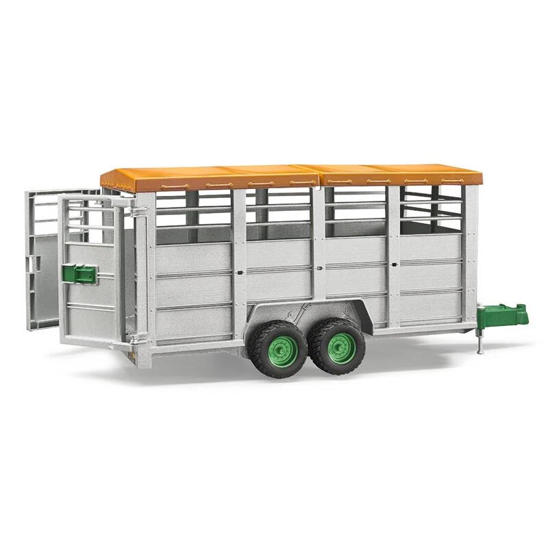 BRUDER - Rimorchio bestiame 2 assi Scala: 1/16 - 1/16 - BRU2227 - Immagine 3 di 3