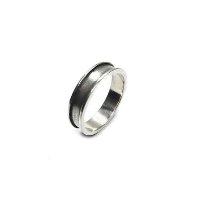 Stylish Sterling Silver Ring Tape Genuine Solid Stamped 925 Handmade