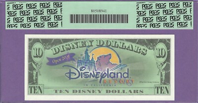 Disney Dollars 10ドル ミッキー ミニー 2001年発行 Disney 10 Dollars, 2001 Series 