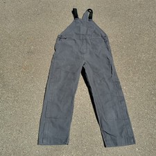 Ariat FR Unlined Bib Overalls XL Tall Gray Flame Resistant Cat 2 Canvas Workwear