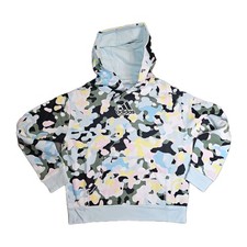 Adidas Big Girls Size Large 14 Colorful Camo Camouflage Fleece Lined Hoodie