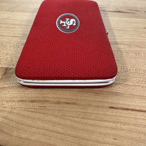 NFL San Francisco 49ers Hinge Wallet Flat Shell Wallet -Team Logo Jersey - Picture 4 of 17