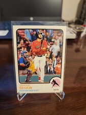Travis Shaw 2022 Topps Heritage SP #417 Red Sox 