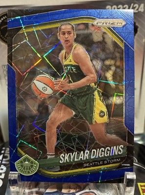 2025 Panini Prizm WNBA Skylar Diggins Blue Velocity Prizm