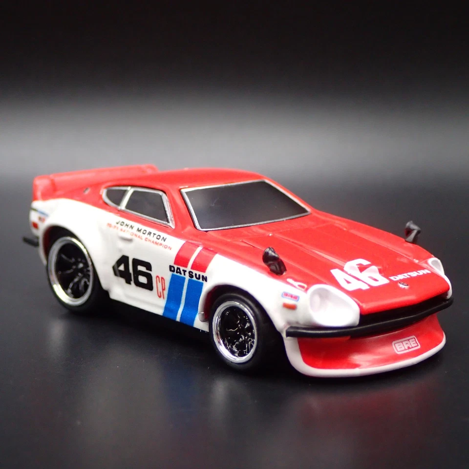 1970-1973 Datsun 240z Bre Race Car 1:64 Scale Collectible Diecast Modello Auto - Immagine 4 di 4