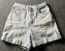 Calvin Klein Women s Shorts Size 8 Cuff Vintage Blue Y2K Denim