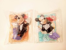 Mickey Mouse and Minnie Mouse McDonald's Happy Meal Soft Toy Lot of 2, Disney