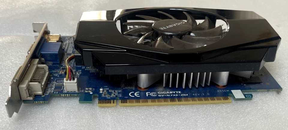 Gigabyte Nvidia GeForce GT730 2GB DDR3 HDMI DVI VGA Video Graphics Card - Image 4 of 4