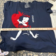 Disney Snow White Navy Blue T-shirt, Size 2XL NWT