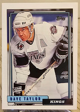 1992-93 Topps Dave Taylor #446 Los Angeles Kings